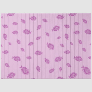 Pink and Blue Nautical Series Design 14  Tissue Paper