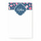 Pink and Blue Nurse Pattern with Monogram