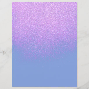 Pink and Blue Ombre Shimmer Scrapbook Paper