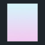 Pink and blue pastel gradient background flyer<br><div class="desc">Plain blue and pink pastel gradient.</div>