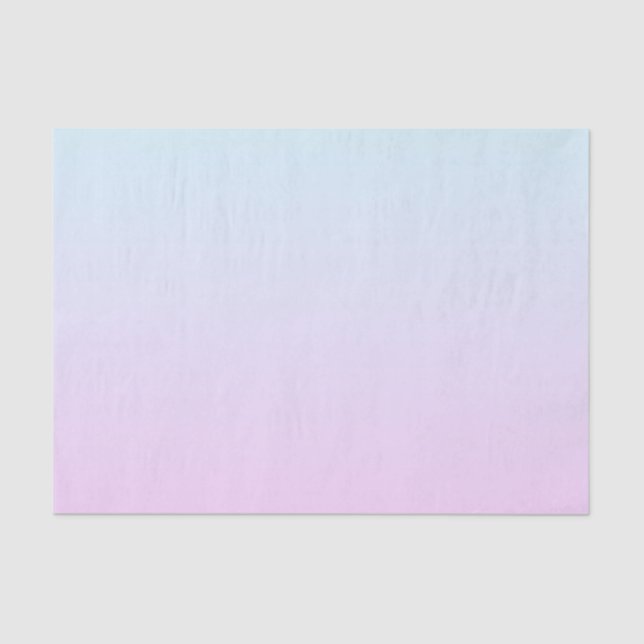 Pink and blue pastel gradient background tissue paper (Front)