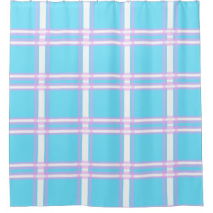 Pink and blue Plaid