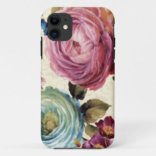Pink and Blue Rose iPhone 11 Case