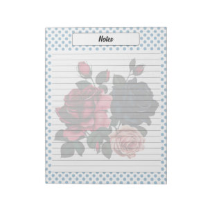 Pink and Blue Roses Notes