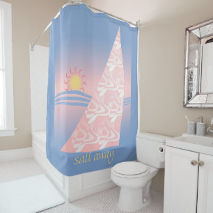 Pink and Blue Sail Away