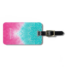 Pink and Blue Tie dye with Mandala Sway in Style