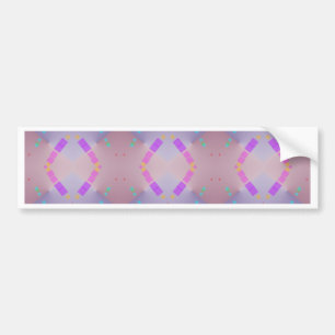 Pink and Blue with a pinch of Lavender Bumper Sticker