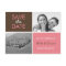 Pink and Brown Save the Date Photo Postcards