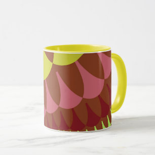 Pink and Brown Scales Mug
