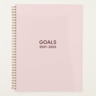 Pink and Burgundy Planner
