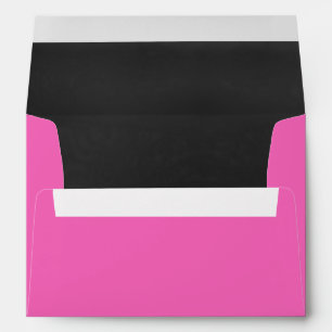 Pink and Chalkboard Grey Custom Envelope