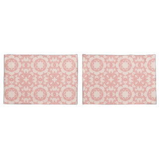 Pink And Cream Farmhouse  Pillowcase