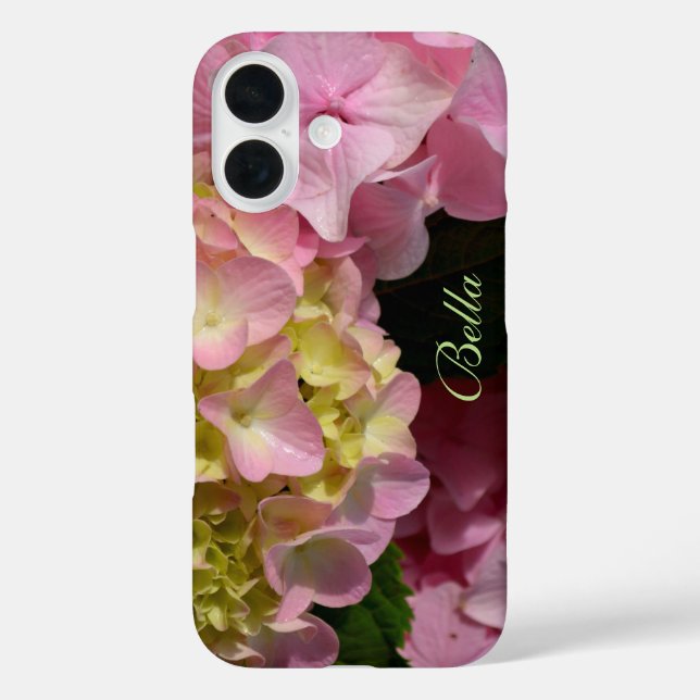 Pink and Cream Hydrangeas Case-Mate iPhone Case (Back)