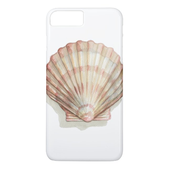 Pink and Cream Seashell Case-Mate iPhone Case (Back)
