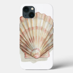 Pink and Cream Seashell iPhone 13 Case
