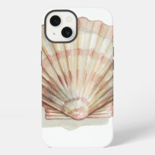 Pink and Cream Seashell iPhone 13 Case