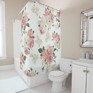 Pink and Cream Vintage Floral