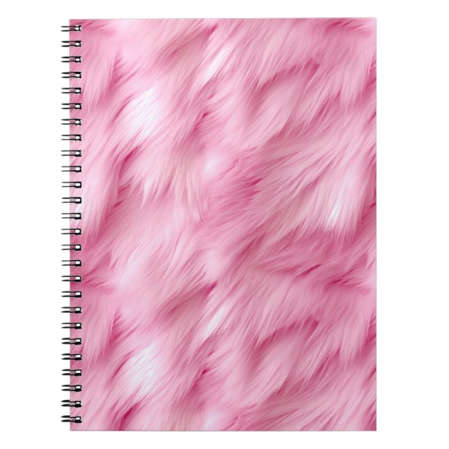 Pink and fluffy notebook (Front)
