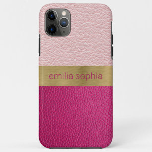 Pink and Fuchsia Personalized iPhone 11 Pro Max Case
