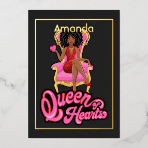 Pink and Gold Afro Birthday Party