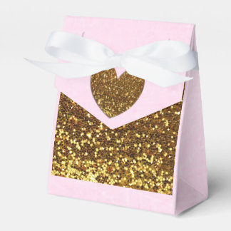 Pink and Gold Candy Party Favour Box