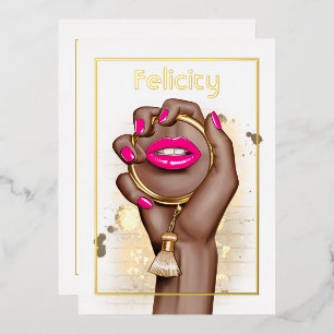 Pink and Gold Glam Chic Bridal Shower