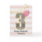 Pink and Gold Glitter 3rd Birthday Girl