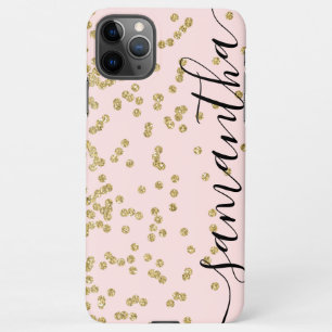 Pink and Gold Glitter Case-Mate iPhone Case