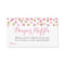 Pink and Gold Glitter Diaper Raffle Tickets Cards