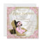 Pink and Gold Glitter Shoe Pearl Baby Shower