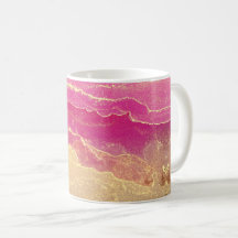 Pink and Gold Marble Elegant