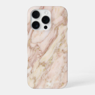 pink and gold marble iPhone 16 pro case