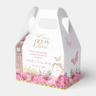 Pink and Gold Once Upon a Time Princess Favor Box