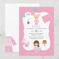 Pink and Gold Pajama Pancake Girl Birthday Party