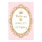 Pink and Gold Princess Birthday Party Welcome Sign