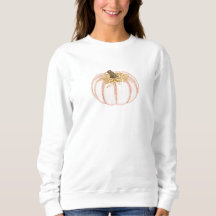 Pink and Gold Pumpkin Sweatshirt