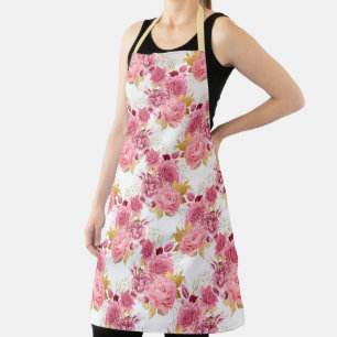 Pink and Gold Series Design 5 Apron