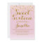 Pink and Gold Sweet 16 Invitation