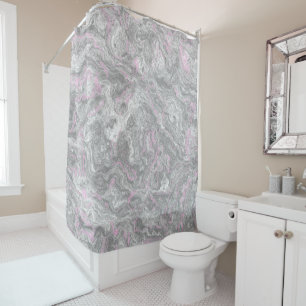 Pink and Gray Marble abstract