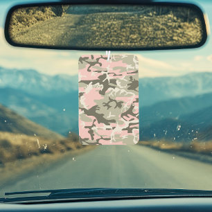 Pink and Green Camouflage, Military, Army Air Freshener