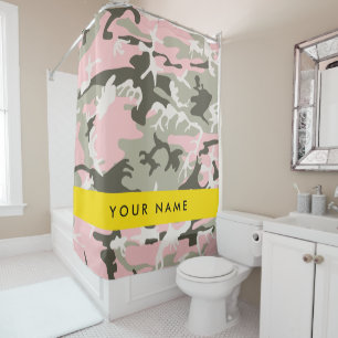 Pink and Green Camouflage Your name Personalize