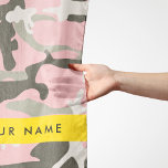 Pink and Green Camouflage Your name Personalize Scarf<br><div class="desc">Elegant,  stylish and sophisticated camouflage pattern in pink and green colour. Modern and trendy gift,  perfect for the military lover in your life. Personalize by adding your name,  nickname,  monogram or initials.</div>