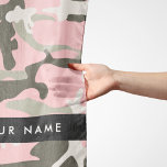 Pink and Green Camouflage Your name Personalize Scarf<br><div class="desc">Elegant,  stylish and sophisticated camouflage pattern in pink and green colour. Modern and trendy gift,  perfect for the military lover in your life. Personalize by adding your name,  nickname,  monogram or initials.</div>