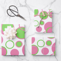Pink and Green Circles