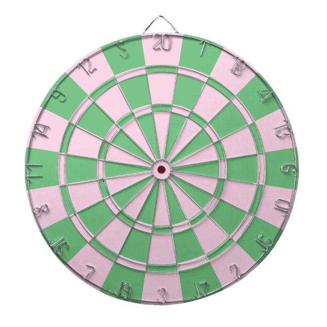 Pink And Green Dartboard (Front)
