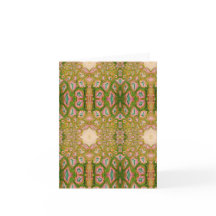 PInk and Green Fantasia Postcard