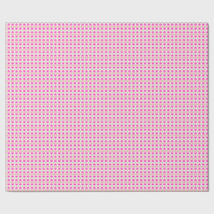 Pink and Green Floral Wrapping Paper