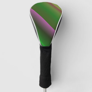 Pink And Green Gradient Fun Golf Head Cover