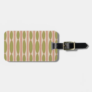 Pink and Green Personalized Luggage Tag