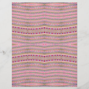 Pink and Green Pretty Hearts Pattern double side